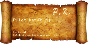 Pulcz Kerény névjegykártya